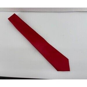 Men's Red Silk Tie Sparks by John‎ Sparks